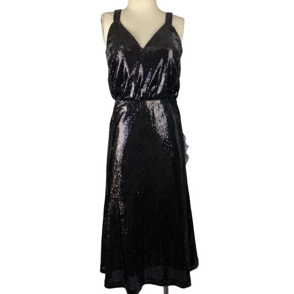 Dress the Population black sequin dress - NWOT - Picture 1 of 13